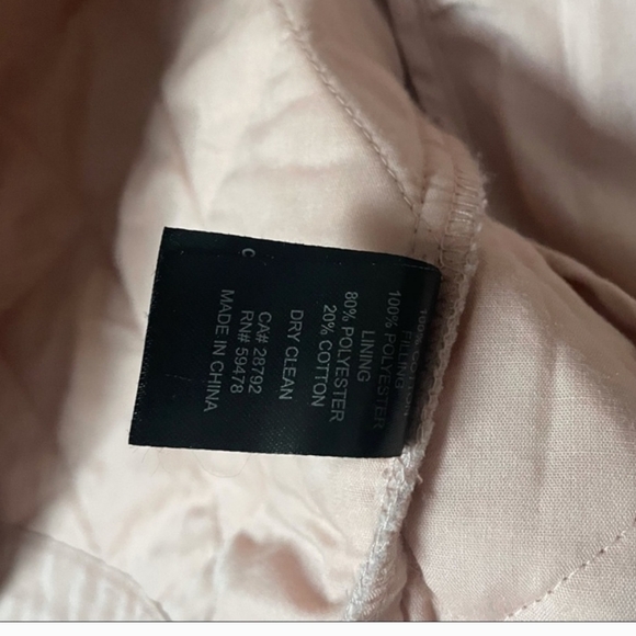 JOIE Spring Pale Pink Quilted Utility Snap Front Jacket - Picture 8 of 9